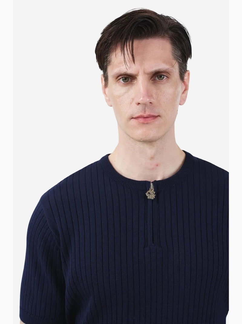 Camiseta de viscosa para hombre giesto Azul marino - Kiabi