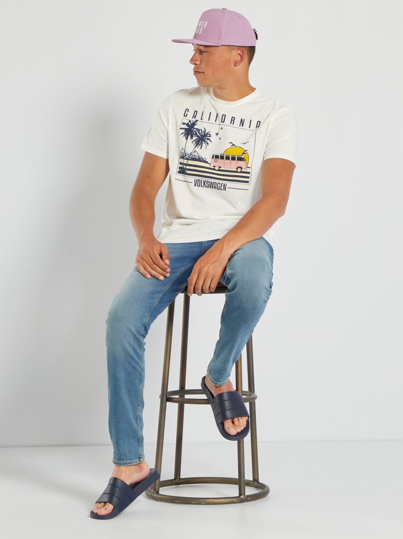 Camiseta de 'Volkswagen' de punto Blanco - Kiabi