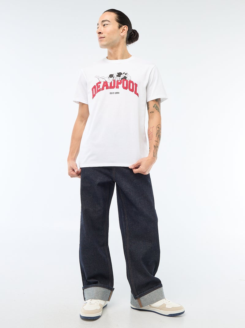 Camiseta 'Deadpool' 'Marvel' Blanco - Kiabi