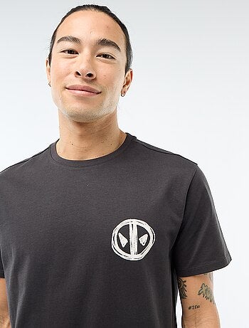 Camiseta 'Deadpool' 'Marvel' con estampado a doble cara