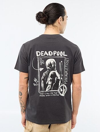 Camiseta 'Deadpool' 'Marvel' con estampado a doble cara