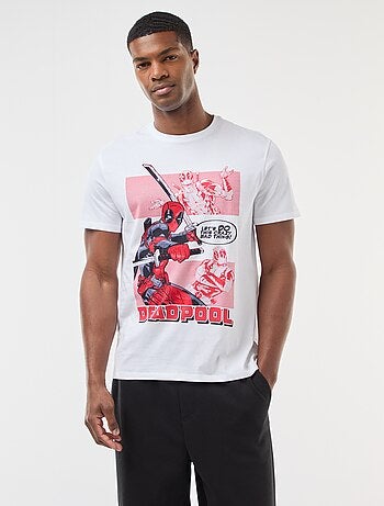 Camiseta 'Deadpool' 'Marvel' de manga corta