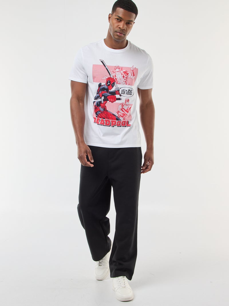 Camiseta 'Deadpool' 'Marvel' de manga corta Blanco - Kiabi