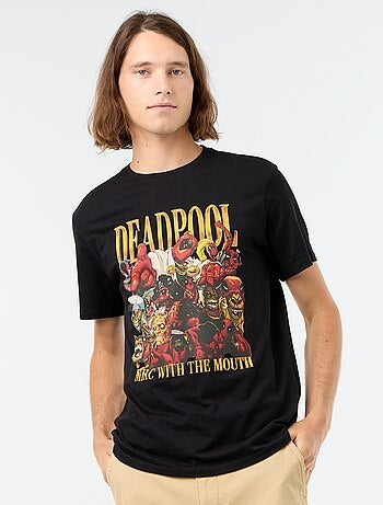 Camiseta 'Deadpool' 'Marvel' de manga corta