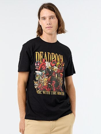 Camiseta 'Deadpool' 'Marvel' de manga corta