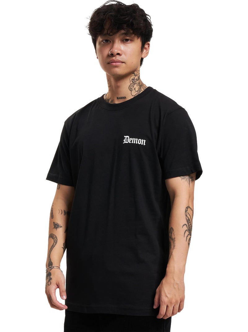 Camiseta deamon para hombre - mister tee Negro - Kiabi
