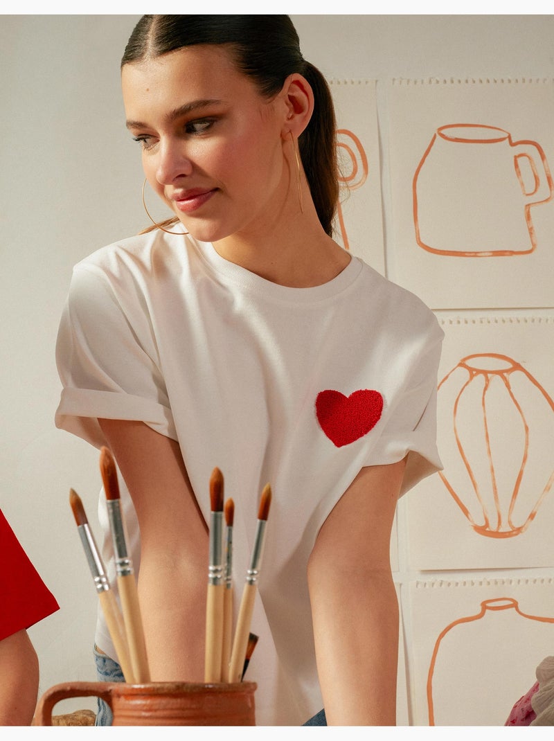 Camiseta del Día de la Madre, MO Fashion Blanco - Kiabi