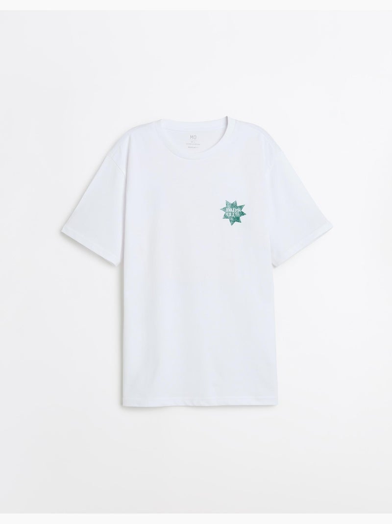 Camiseta del Día del Padre, MO Fashion Blanco - Kiabi