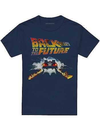 Camiseta delorean de algodón ringspun para adultos unisex - back to the future
