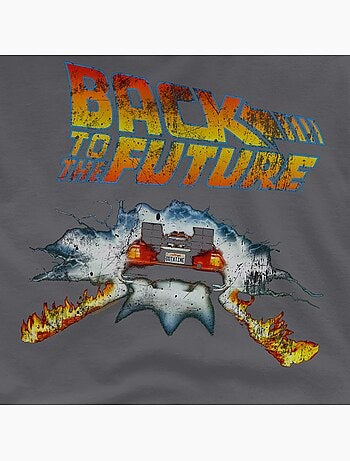Camiseta delorean de algodón ringspun para adultos unisex - back to the future