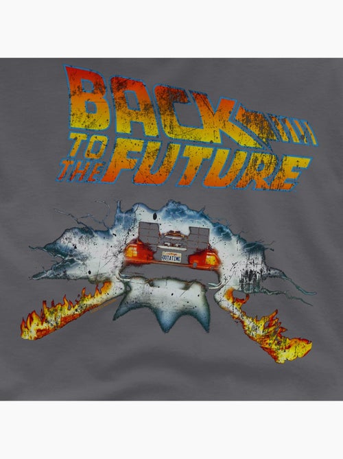 Camiseta delorean de algodón ringspun para adultos unisex - back to the future - Kiabi