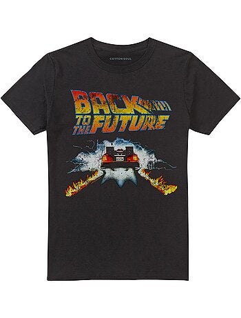 Camiseta delorean de algodón ringspun para adultos unisex - back to the future