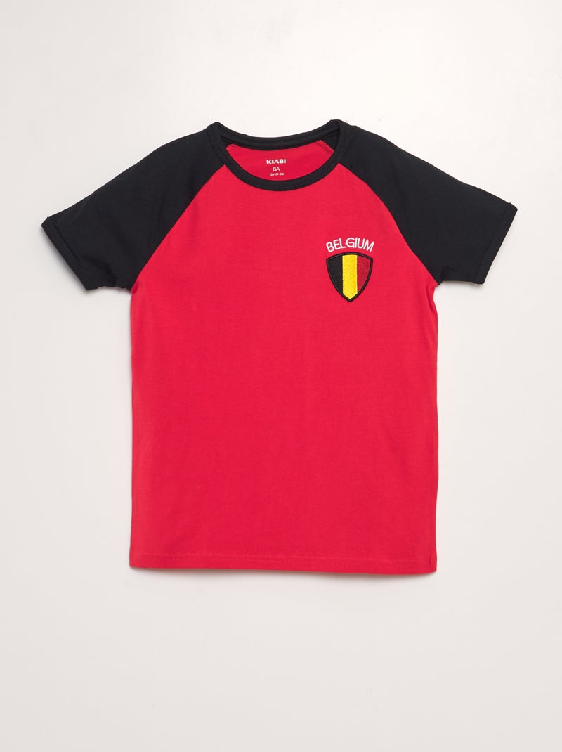 Camiseta deportiva 'Bélgica' ROJO - Kiabi