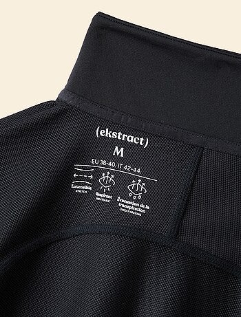 Camiseta deportiva con cuello de cremallera - (ekstract)