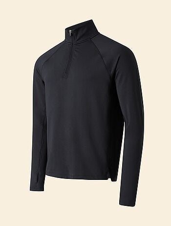 Camiseta deportiva con cuello de cremallera - (ekstract)