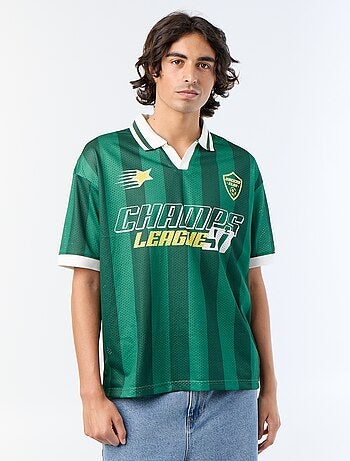 Camiseta deportiva con cuello polo