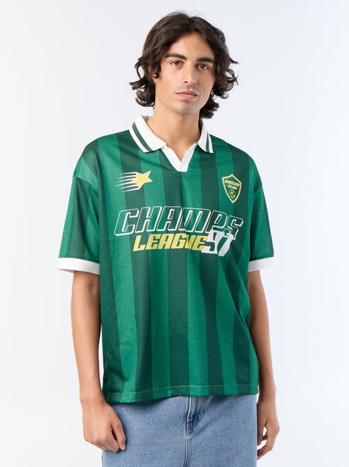 Camiseta deportiva con cuello polo - Kiabi Camiseta deportiva con cuello polo - Kiabi