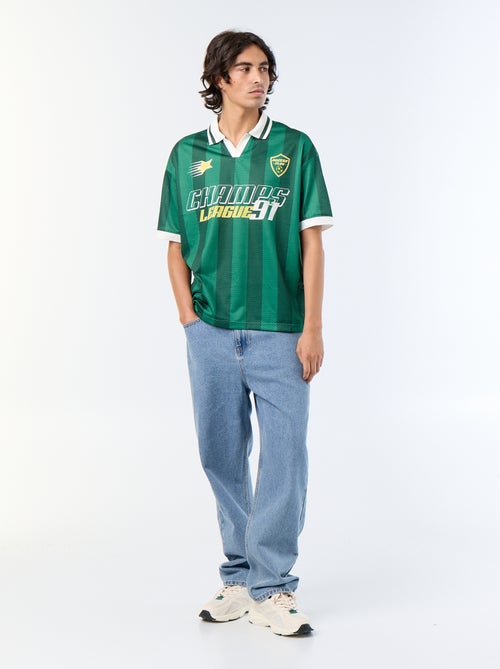 Camiseta deportiva con cuello polo - Kiabi Camiseta deportiva con cuello polo - Kiabi