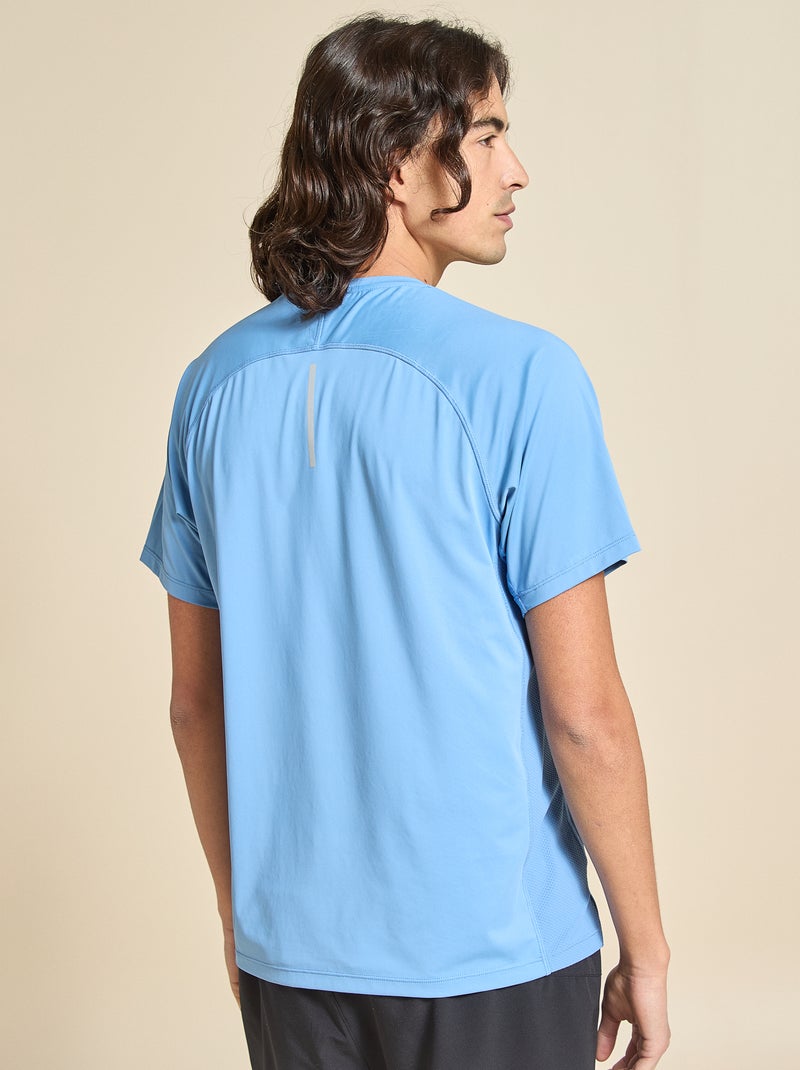 Camiseta deportiva con detalle reflectante - (ekstract) Azul - Kiabi