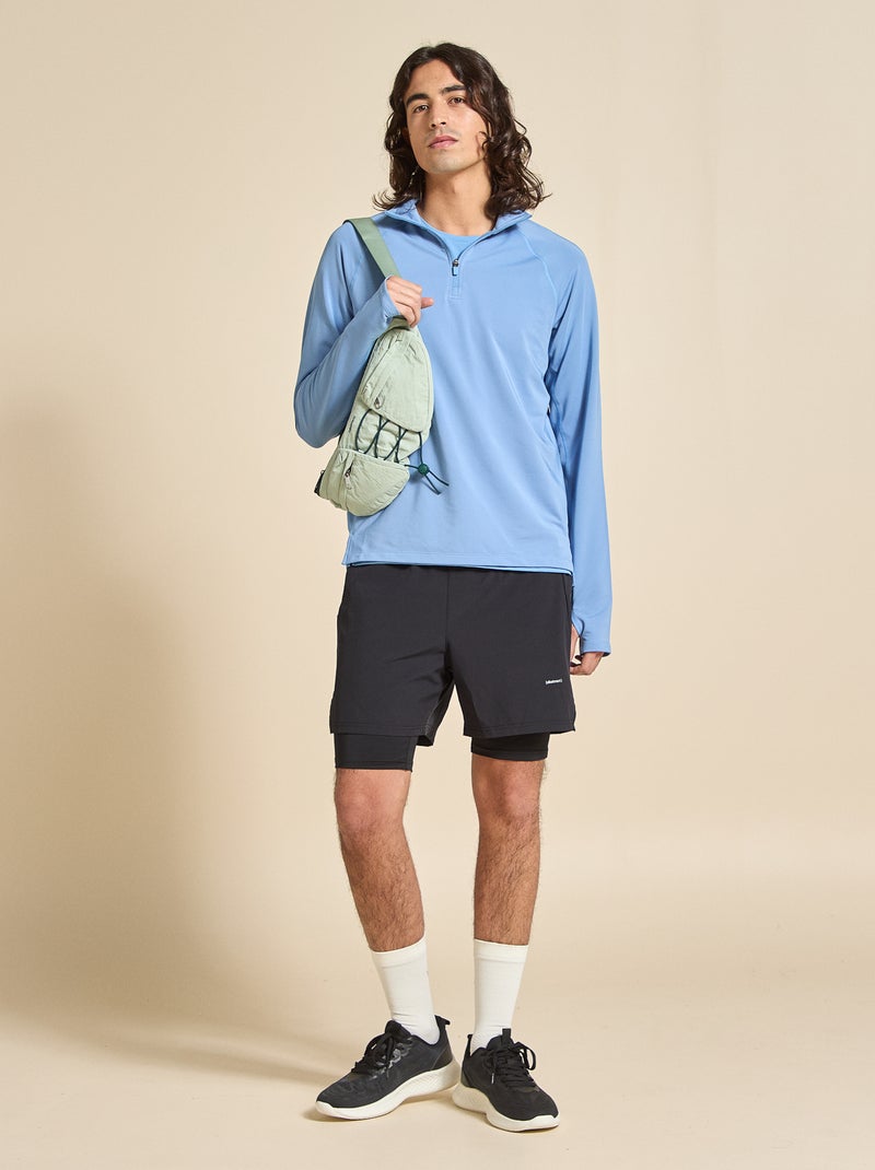 Camiseta deportiva con detalle reflectante - (ekstract) Azul - Kiabi