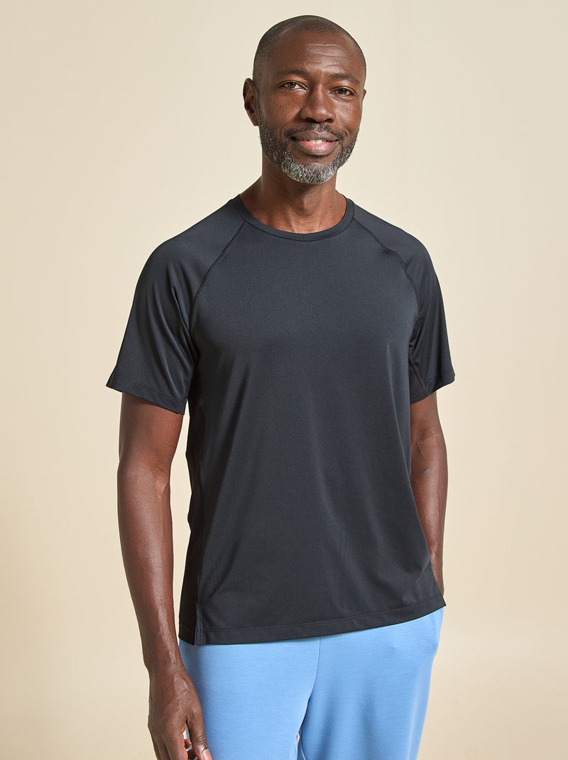 Camiseta deportiva con detalle reflectante - (ekstract) Negro - Kiabi