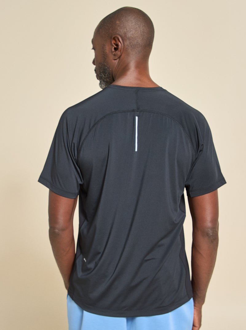 Camiseta deportiva con detalle reflectante - (ekstract) Negro - Kiabi