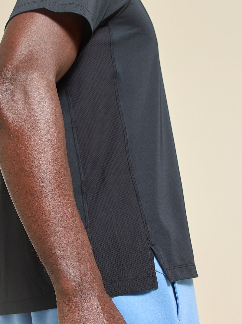 Camiseta deportiva con detalle reflectante - (ekstract) Negro - Kiabi