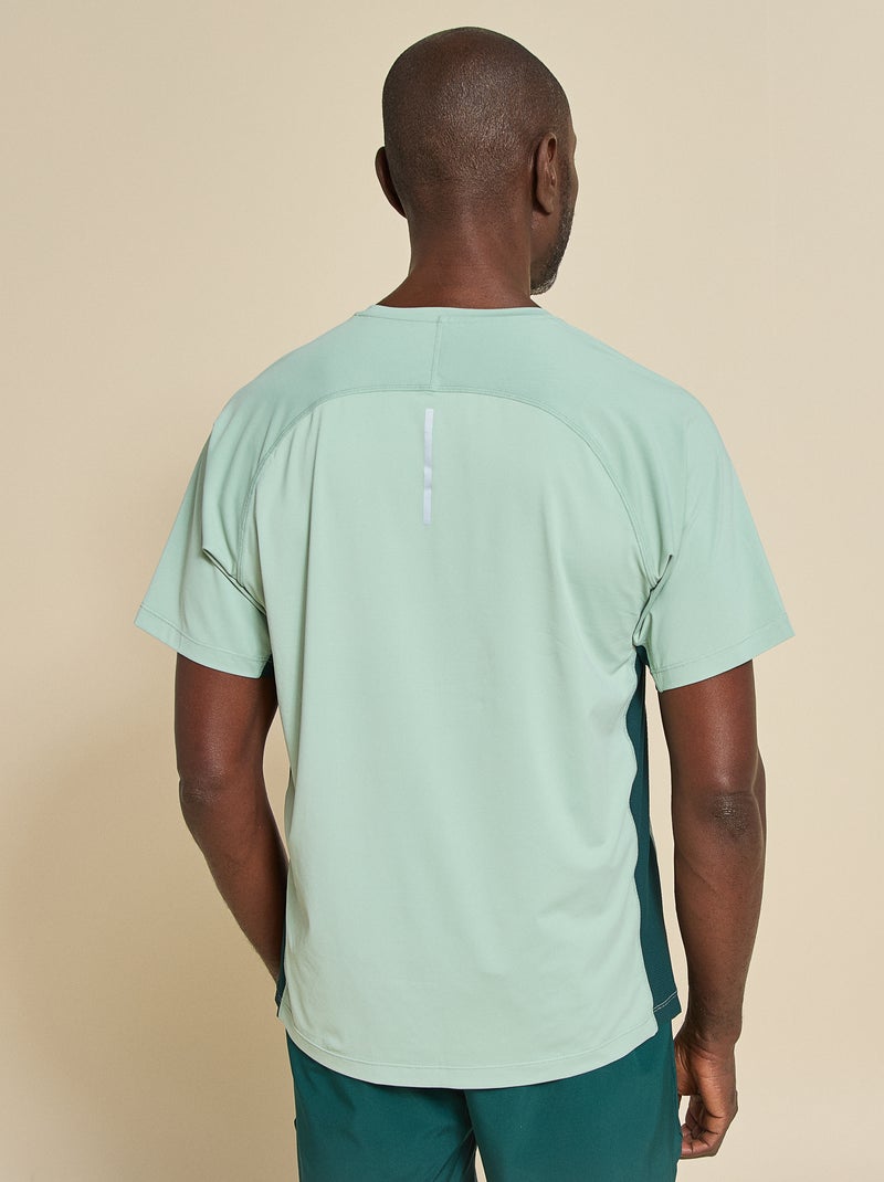Camiseta deportiva con detalle reflectante - (ekstract) Verde - Kiabi