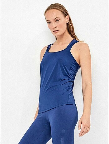 Camiseta deportiva con espalda mariposa de secado rápido