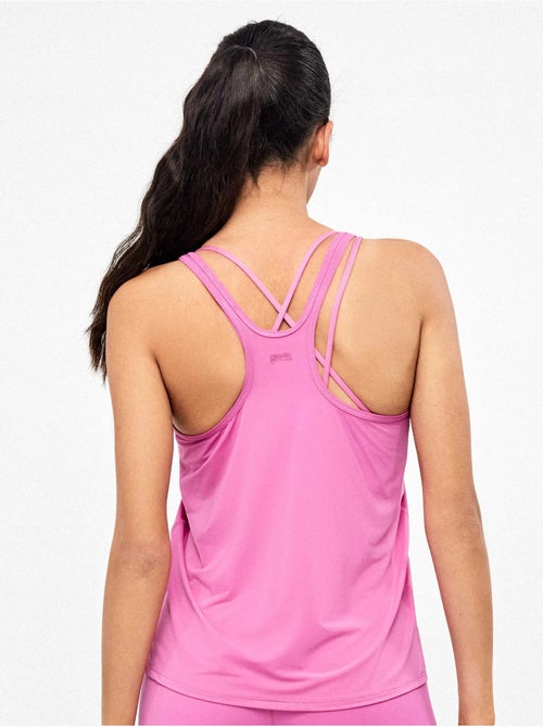 Camiseta deportiva con espalda mariposa de secado rápido - Kiabi