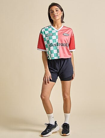 Camiseta deportiva cropped - (ekstract)