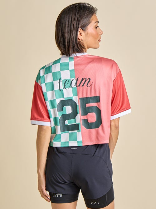 Camiseta deportiva cropped - (ekstract) - Kiabi
