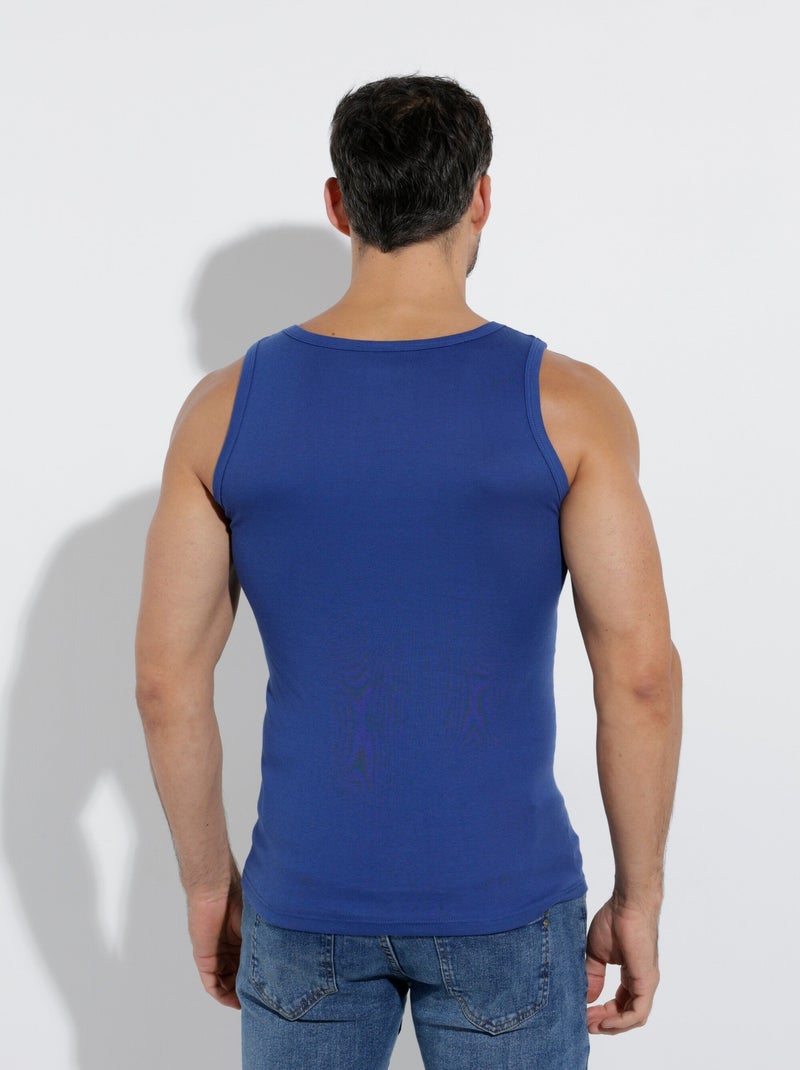 Camiseta deportiva de algodón - pack de 2 Índigo - Kiabi