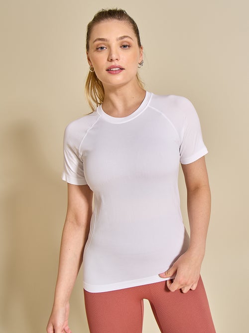 Camiseta deportiva efecto segunda piel - (ekstract) - Kiabi Camiseta deportiva efecto segunda piel - (ekstract) - Kiabi