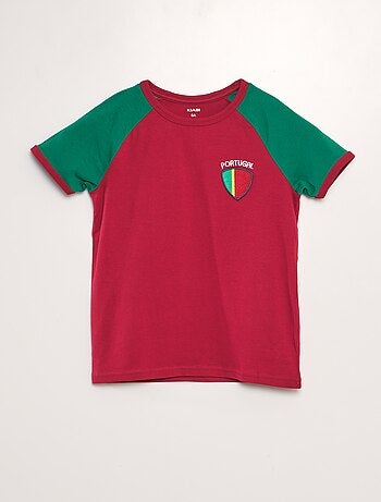 Camiseta deportiva 'Equipo de Portugal'
