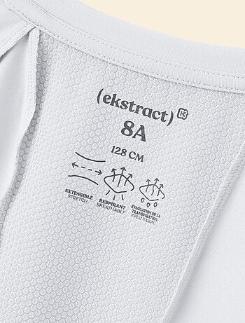 Ekstract - Camiseta deportiva fluida de manga corta
