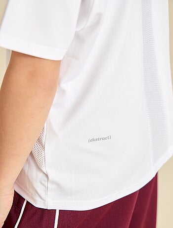 Ekstract - Camiseta deportiva fluida de manga corta