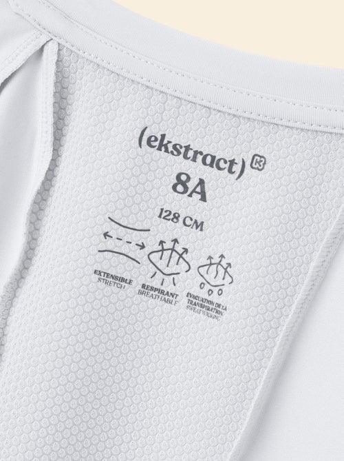 Camiseta deportiva fluida de manga corta (Ekstract) - Kiabi