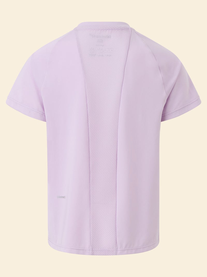 Camiseta deportiva fluida de manga corta (Ekstract) Purpura - Kiabi