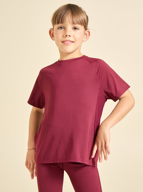 Camiseta deportiva fluida de manga corta (Ekstract) - Kiabi