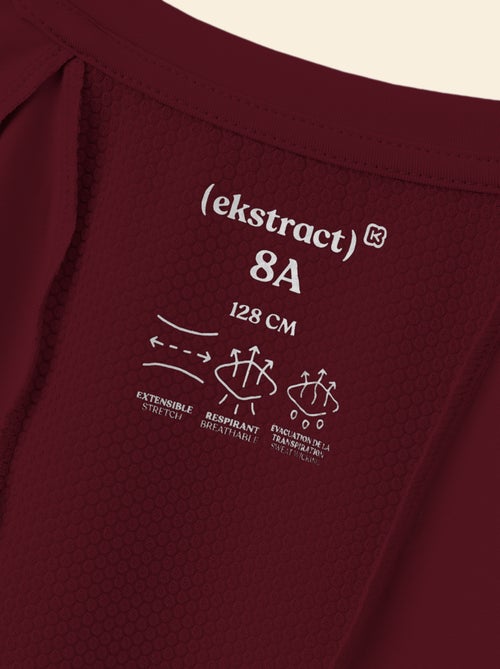 Camiseta deportiva fluida de manga corta (Ekstract) - Kiabi