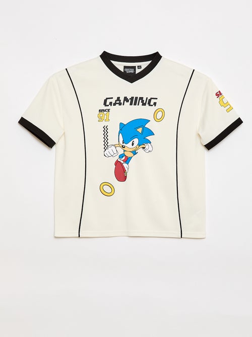 Camiseta deportiva fluida 'Sonic' 'SEGA' - Kiabi