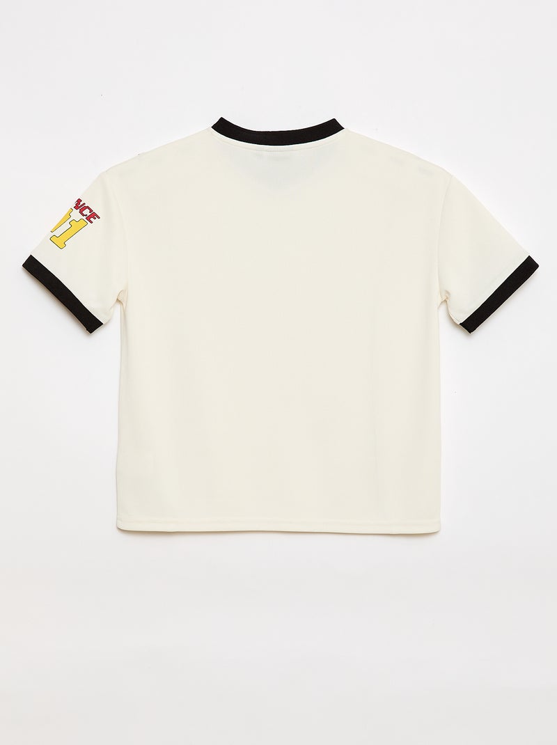 Camiseta deportiva fluida 'Sonic' 'SEGA' Beige - Kiabi