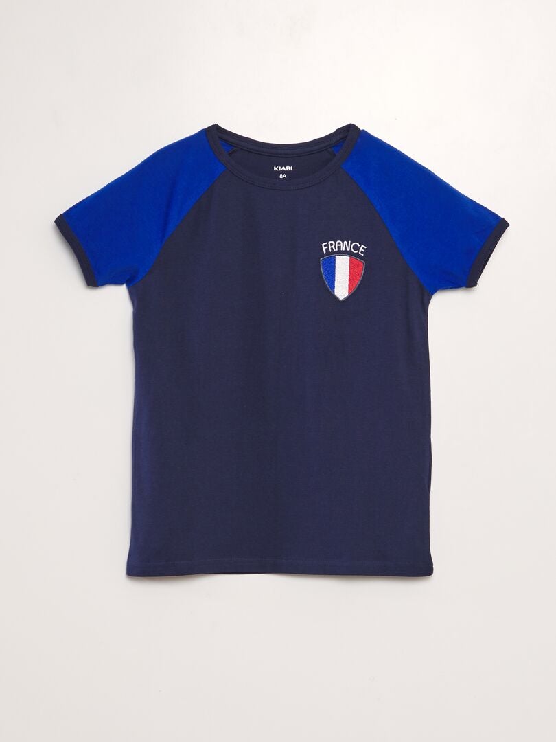 Camiseta deportiva 'Francia' AZUL - Kiabi