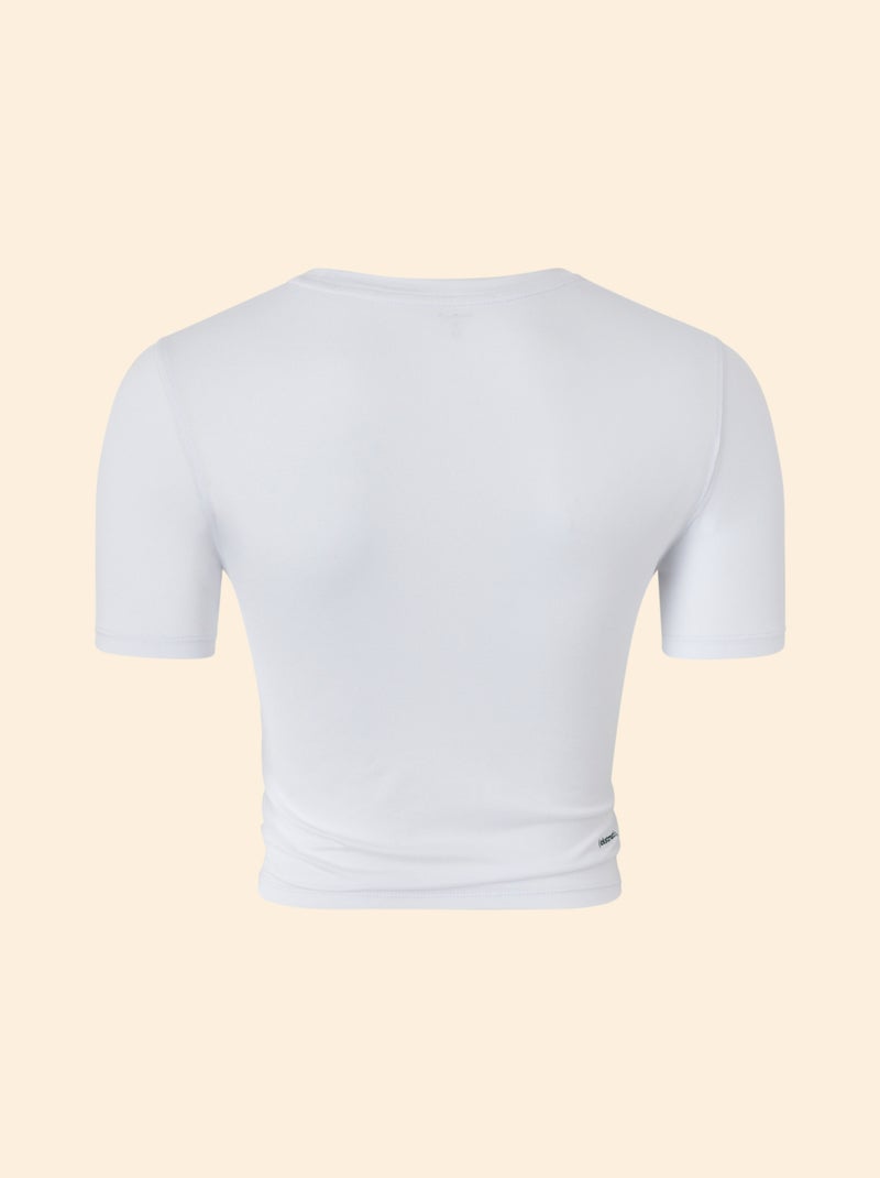 Camiseta deportiva fruncida - (ekstract) Blanco - Kiabi