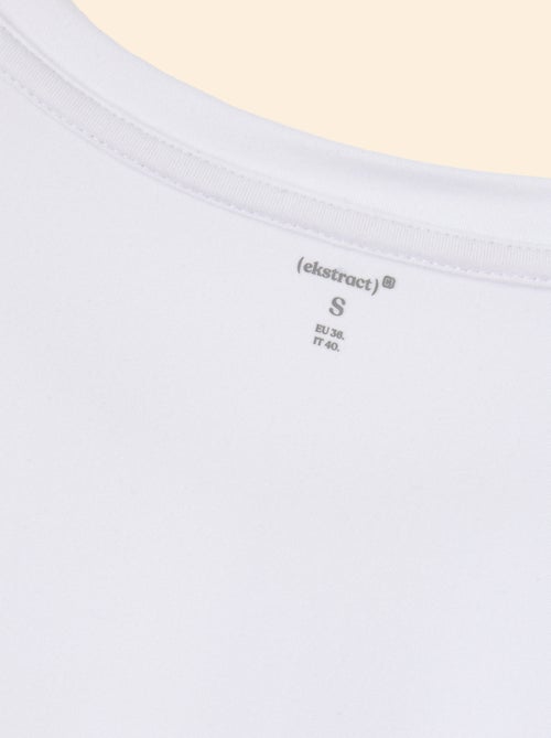Camiseta deportiva fruncida - (ekstract) - Kiabi Camiseta deportiva fruncida - (ekstract) - Kiabi