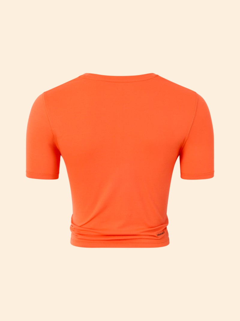 Camiseta deportiva fruncida - (ekstract) Naranja - Kiabi