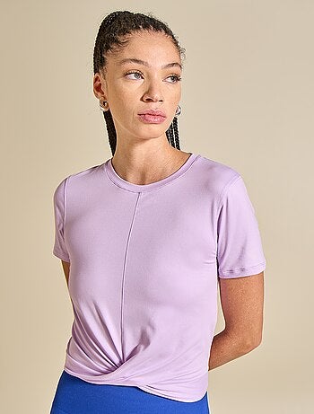 Camiseta deportiva fruncida - (ekstract)
