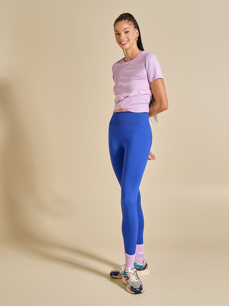 Camiseta deportiva fruncida - (ekstract) Purpura - Kiabi