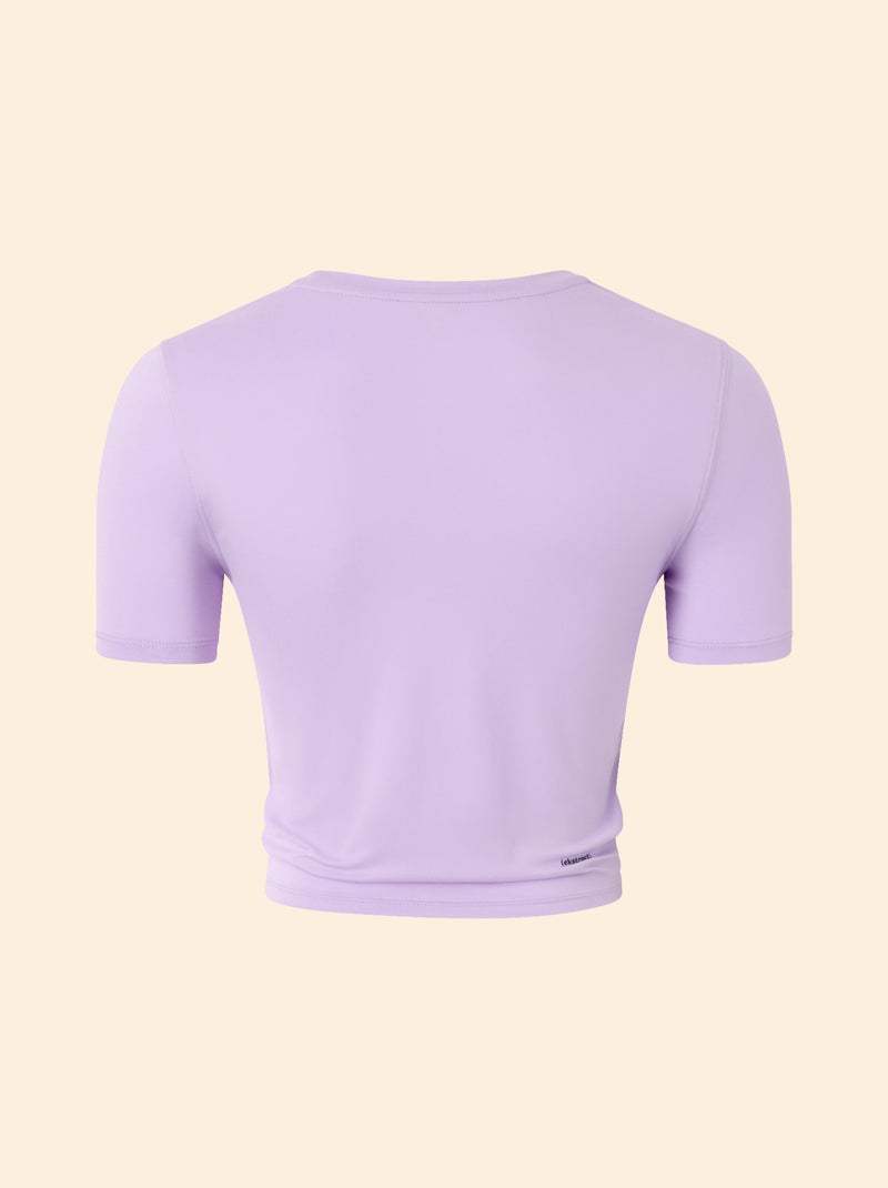 Camiseta deportiva fruncida - (ekstract) Purpura - Kiabi